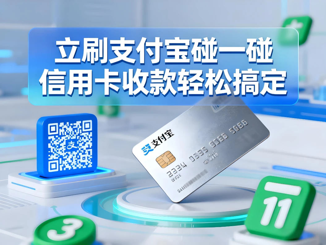 立刷支付宝“碰一碰”，信用卡收款轻松搞定！