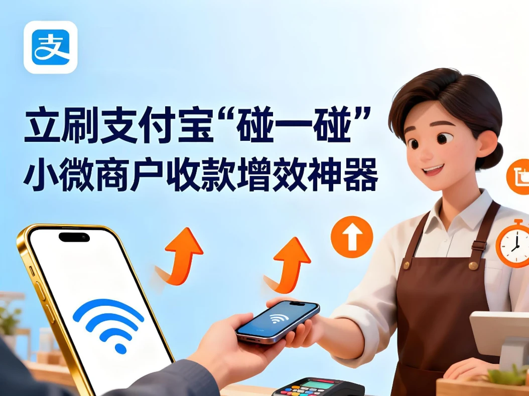 立刷支付宝“碰一碰”：小微商户和地摊老板的收款增效神器